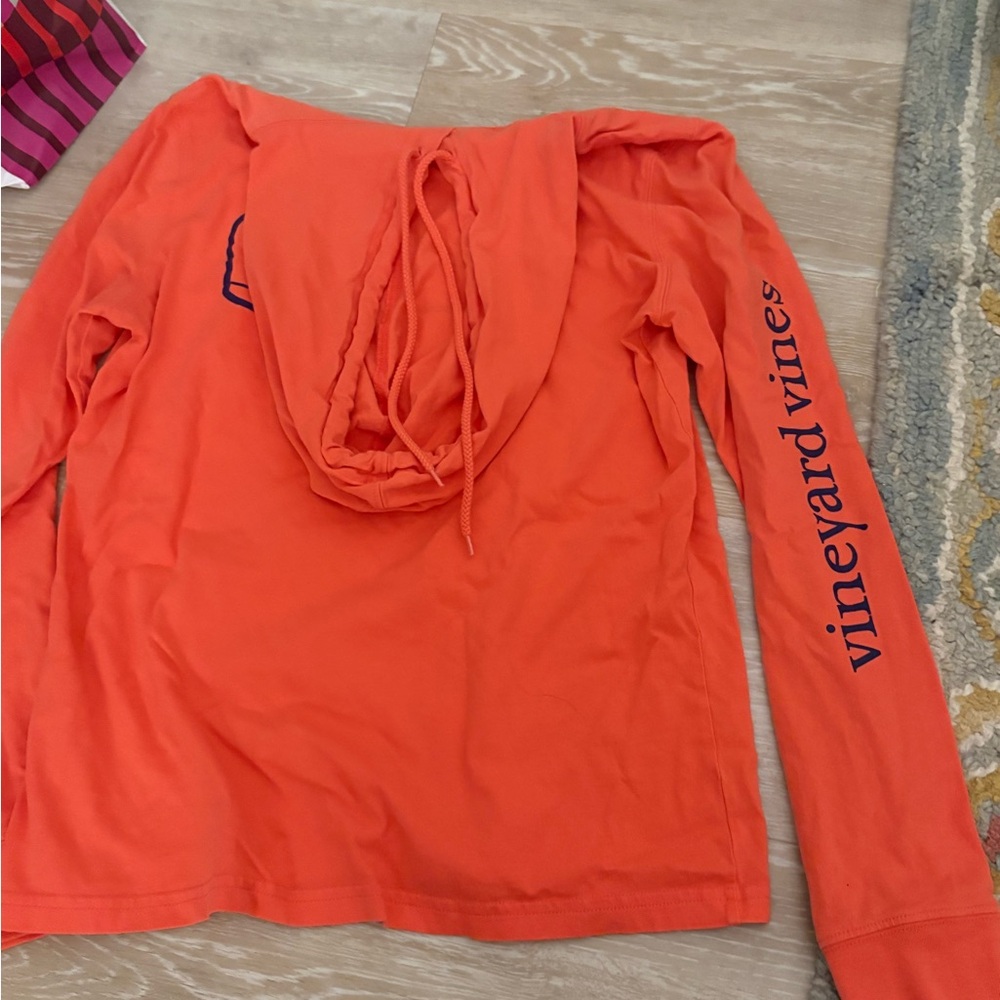 Vineyard Vines Bright Orange Hoodie